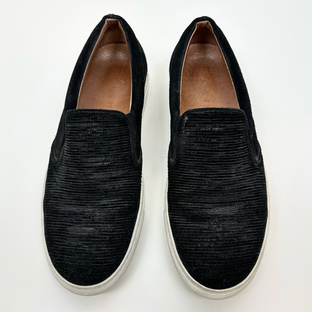 M. Gemi Suede Textured Slip-On Shoes